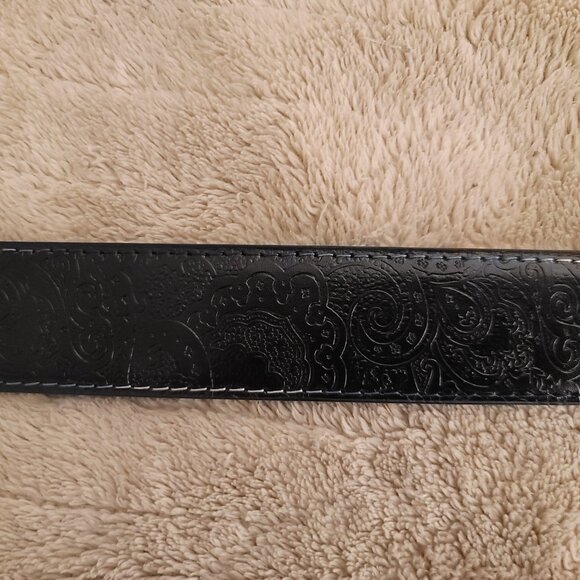 Robert Graham Patterned Black Belt 34 - Picture 4 of 4